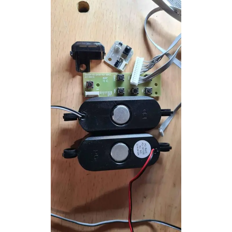 Altavoces, botonera, y receptor IR led-2419 smart
