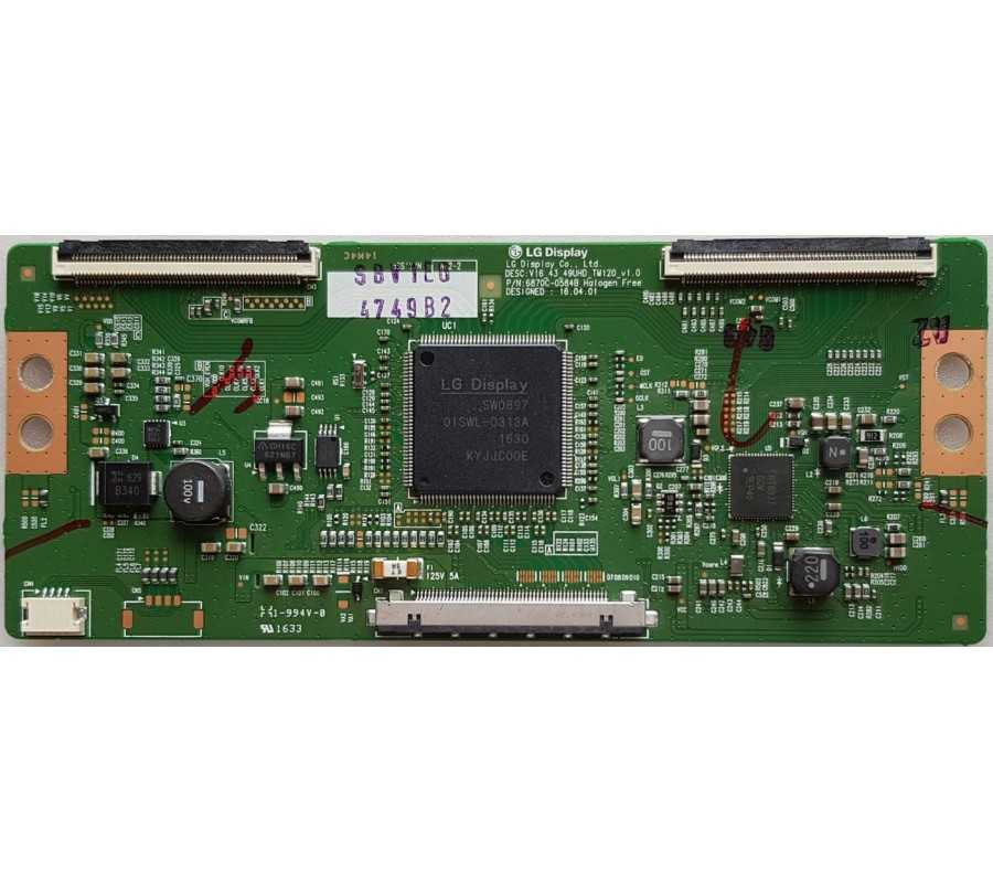 T-Con LG 6870C-0584B V16_43_49UHD_TM120