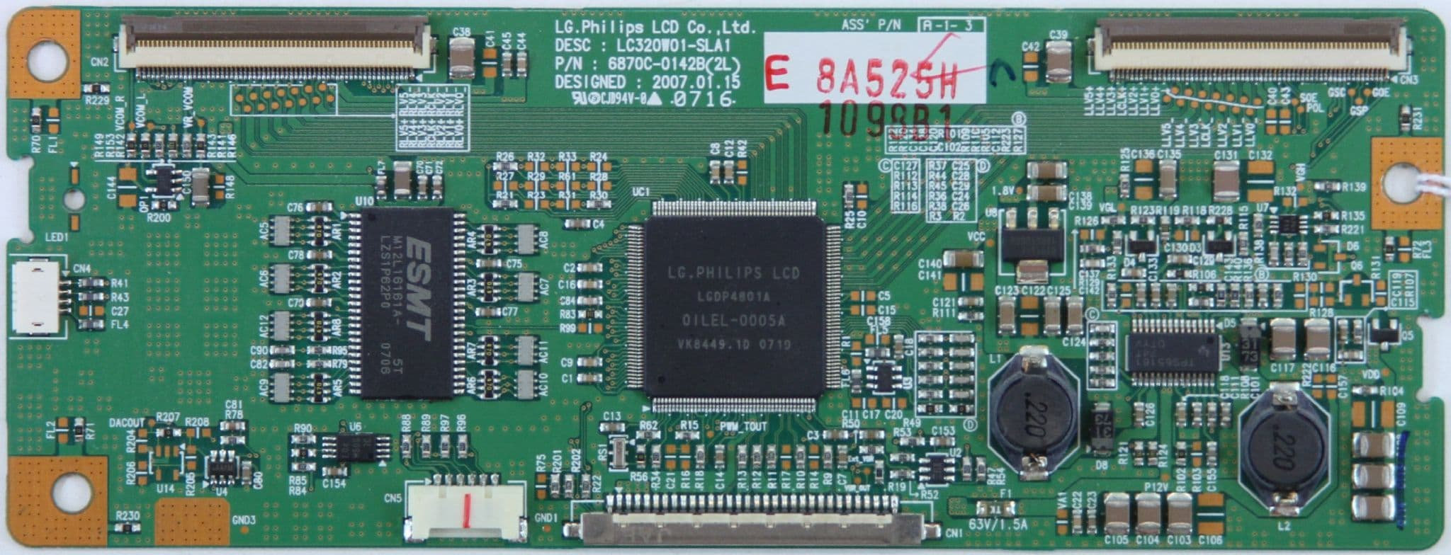 Placa T-Con LG 6870C-0142B LC320W01-SLA1