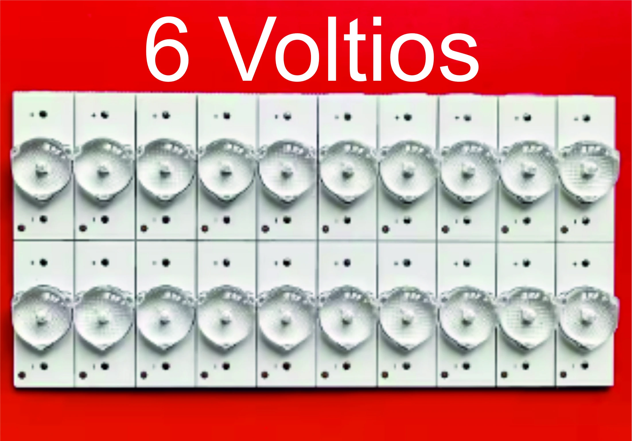 Lote de 20 LED universales para retroiluminación TV – 6V - Imagen 2