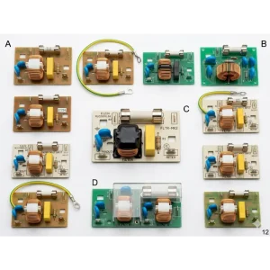 Placa de Filtro de Entrada y Antiparasitario de Microondas