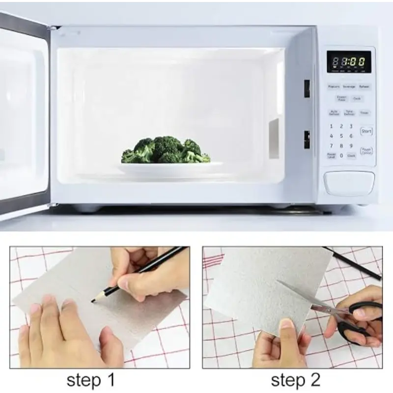 Lámina de Mica Universal para Microondas -150 mm x 120mm (Recortable a Medida) - Imagen 2