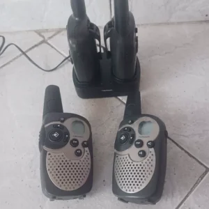 Lote 4 Walkie Talkies Topcom Twintalker 1302 + Base Doble