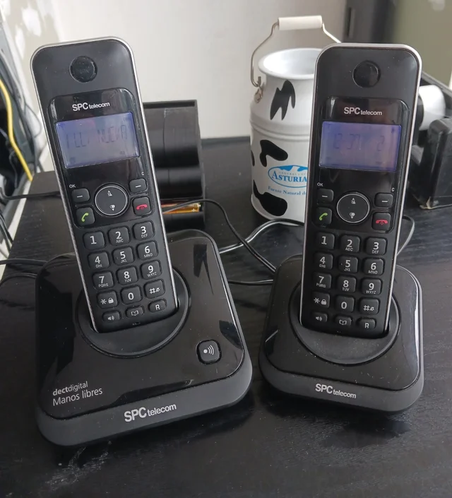 Lote de 2 teléfonos inalámbricos SPC Telecom 7244N - Imagen 2