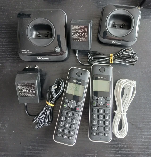 Lote de 2 teléfonos inalámbricos SPC Telecom 7244N - Imagen 6