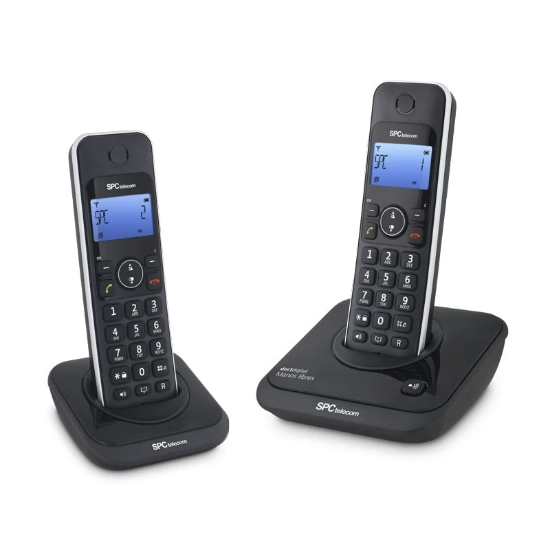 Lote de 2 teléfonos inalámbricos SPC Telecom 7244N