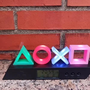 Reloj despertador icónicos botones PlayStation