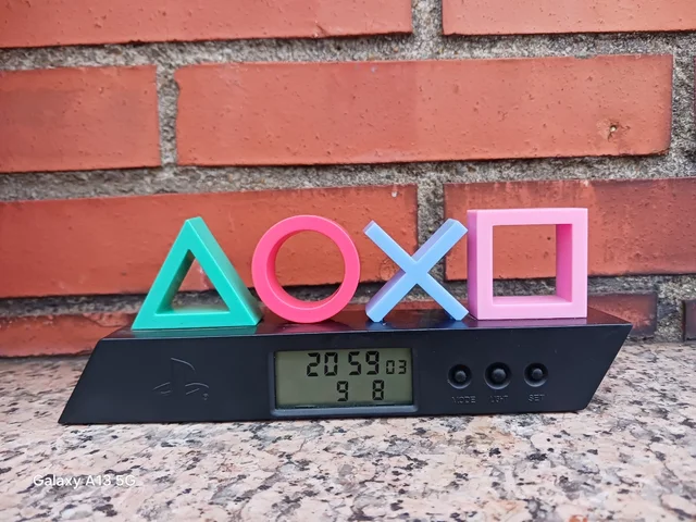Reloj despertador icónicos botones PlayStation - Imagen 2