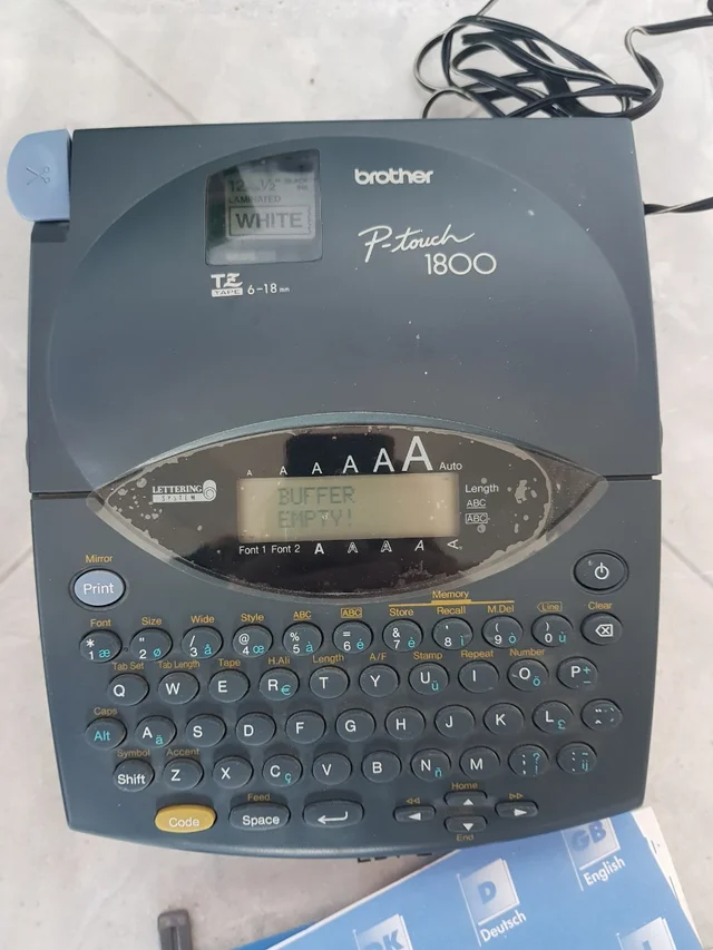 Etiquetadora Brother P-Touch 1800 - Imagen 4