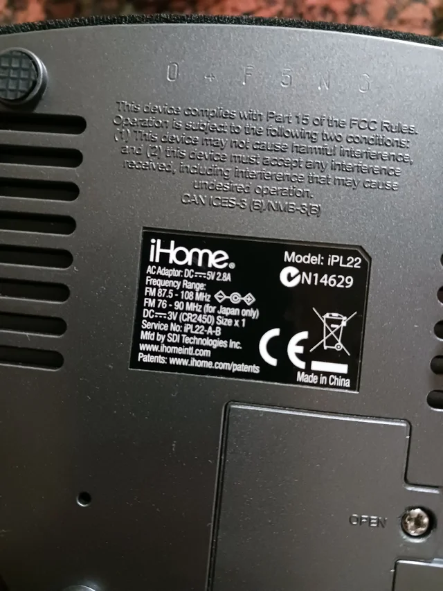 Radio despertador iHome iPL22 - Imagen 6