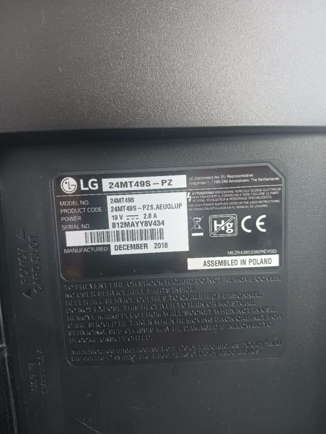 Televisión Smartv LG 24MT49S-PZ de 24 pulgadas - Imagen 8