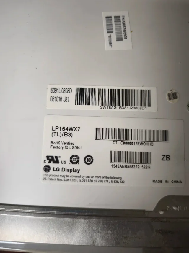 Pantalla LCD 15.4" LP154WX7 (TL)(B3)
