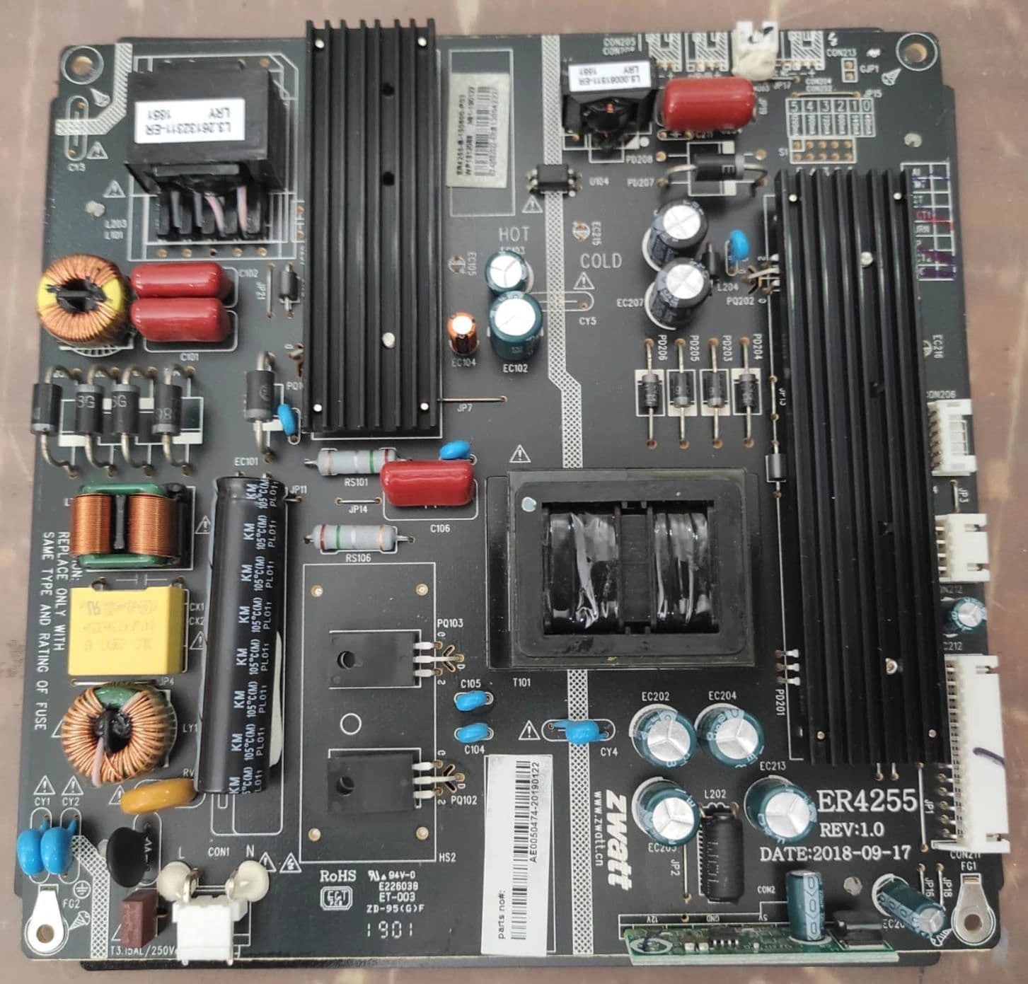 Fuente de Alimentación TV ER4255 REV 1.0 - Imagen 2