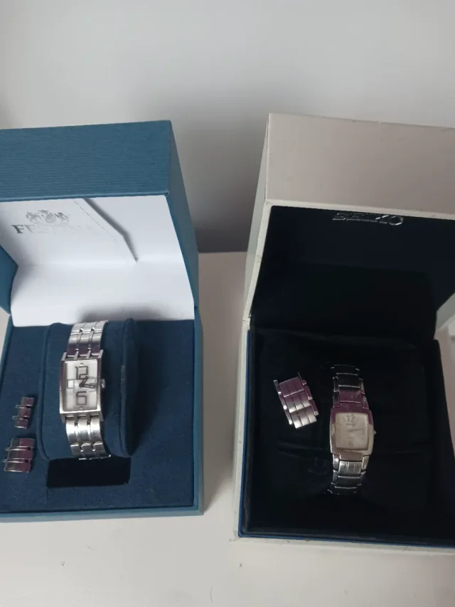 Lote 2 Relojes Mujer Seiko + Festina Vivace (con Estuches) - Imagen 2