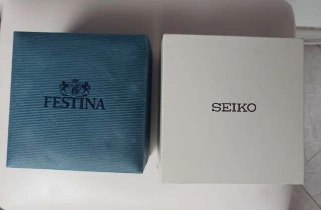Lote 2 Relojes Mujer Seiko + Festina Vivace (con Estuches)